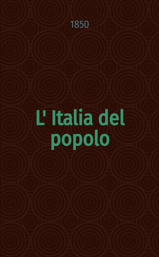 L' Italia del popolo