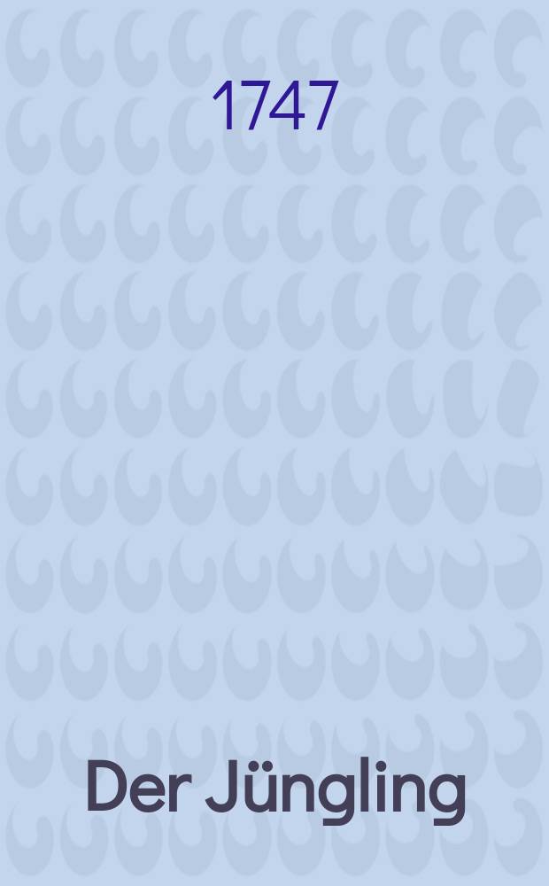 Der Jüngling