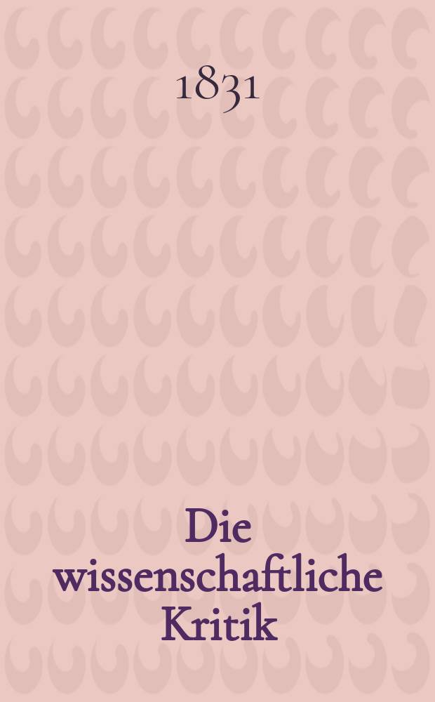 Die wissenschaftliche Kritik