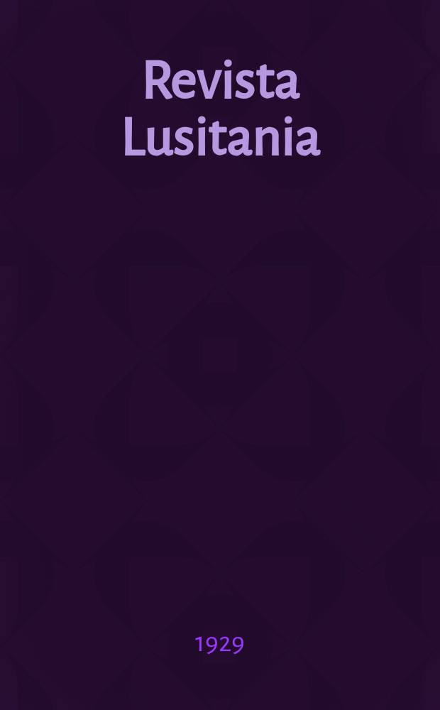Revista Lusitania