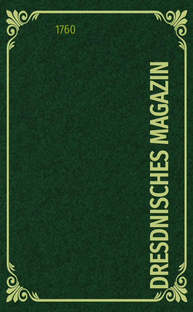 Dresdnisches Magazin
