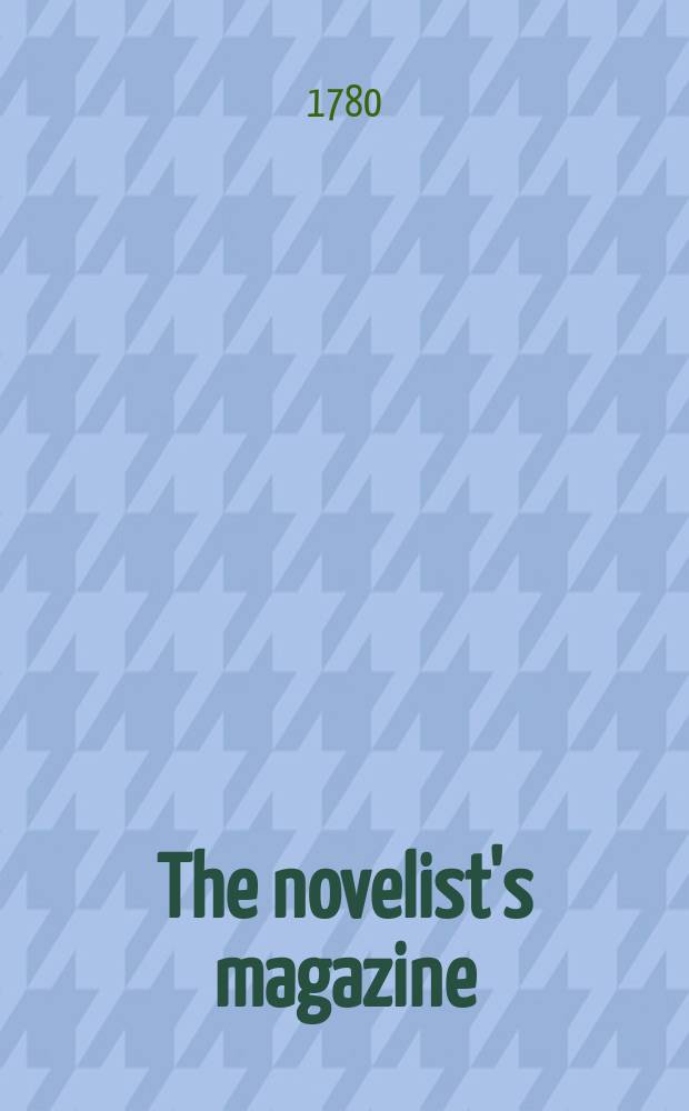 The novelist's magazine