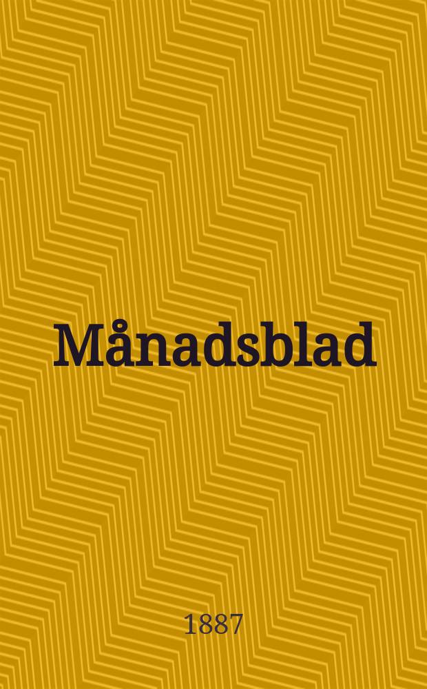 M&aring;nadsblad