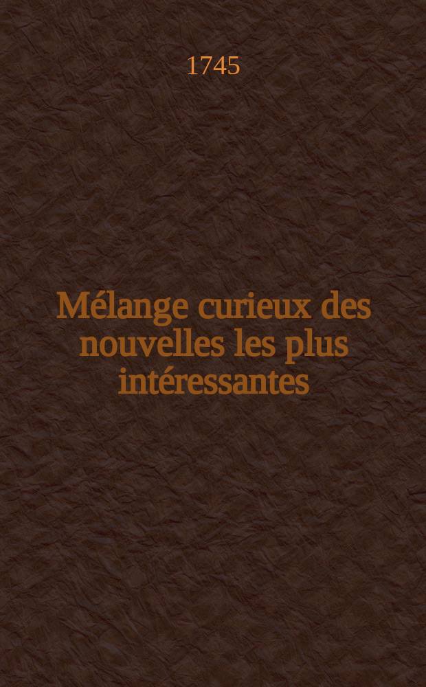 Mélange curieux des nouvelles les plus intéressantes