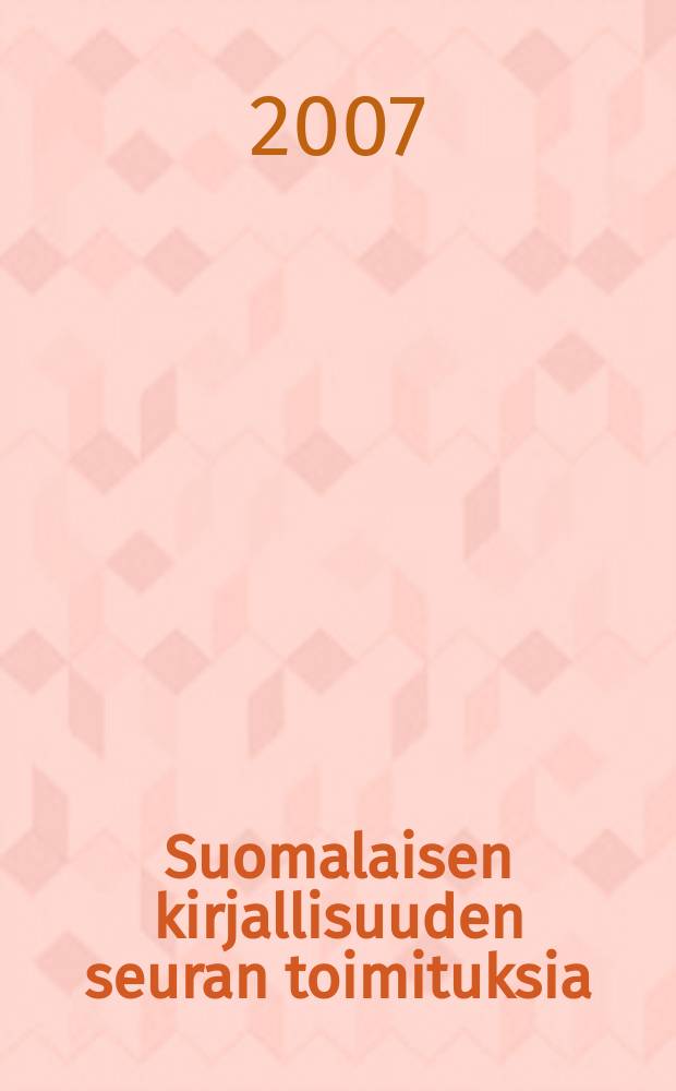 Suomalaisen kirjallisuuden seuran toimituksia : Sata vuotta - sata elokuvaa = Сто лет - сто фильмов