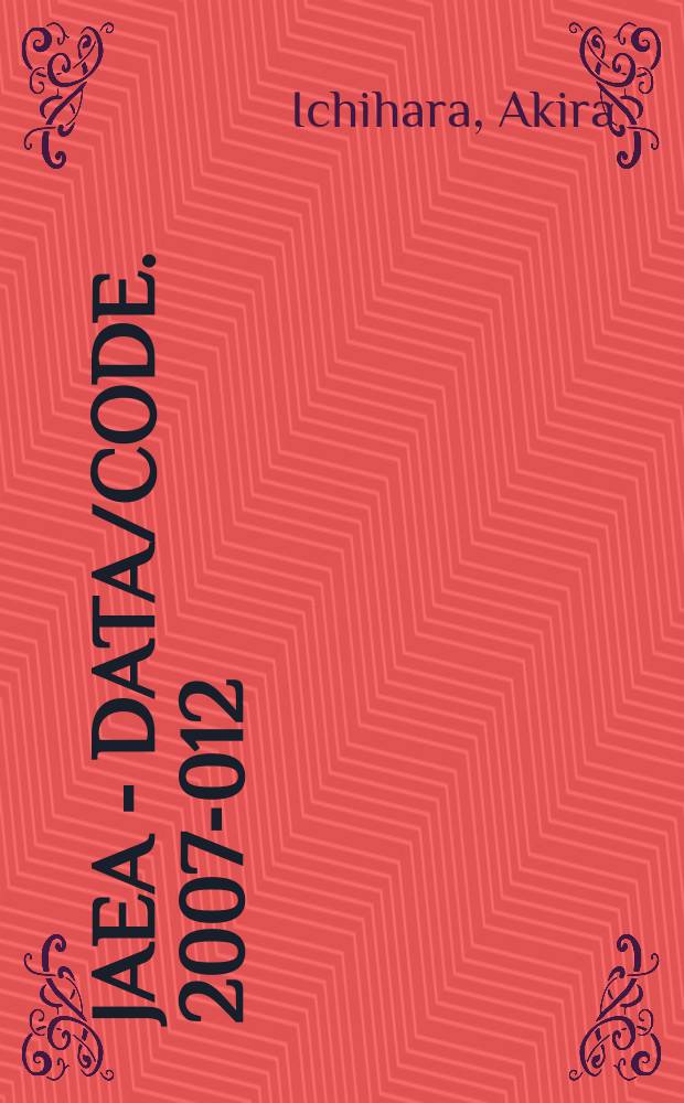 JAEA - Data/code. 2007-012 : Program POD