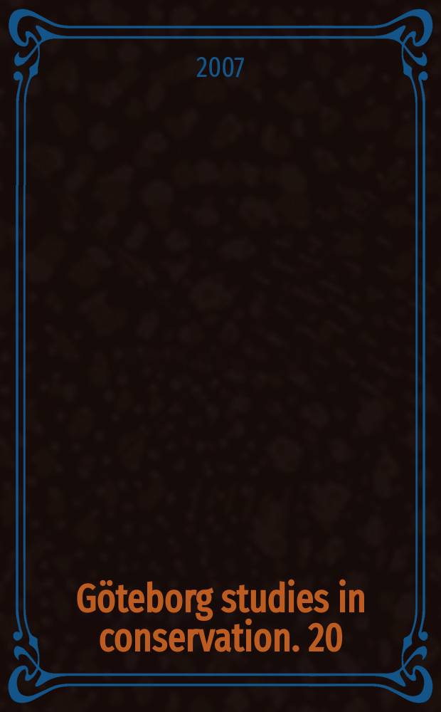 Göteborg studies in conservation. 20 : Hydrauliskt kalkbruk