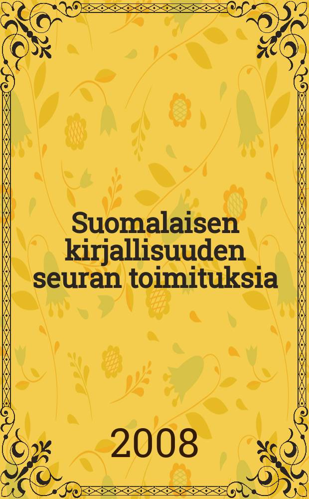 Suomalaisen kirjallisuuden seuran toimituksia : Signe Brander Suomen kartanoissa = Финская усадьба