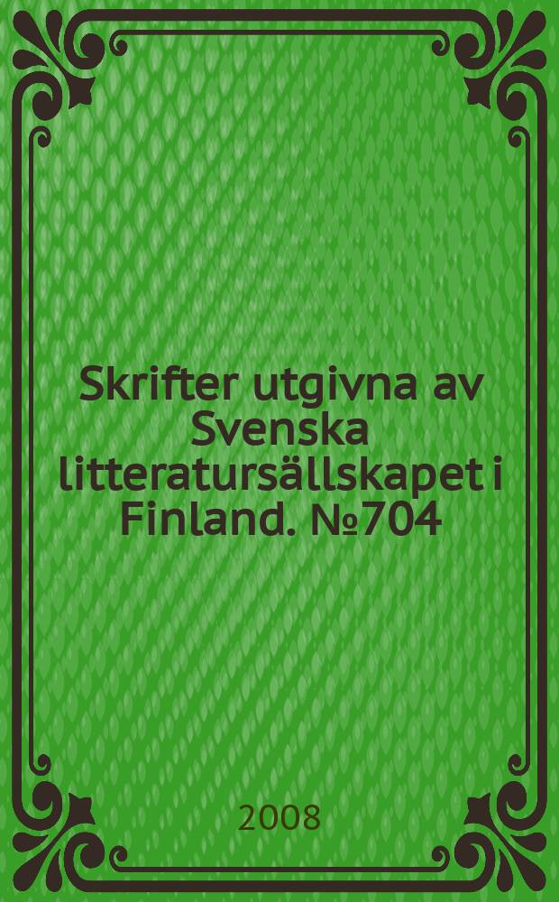 Skrifter utgivna av Svenska litteraturs&auml;llskapet i Finland. № 704 : Avsked och &aring;terseende = Расставание и встреча: Жизнь жен моряков в 1900-е годы