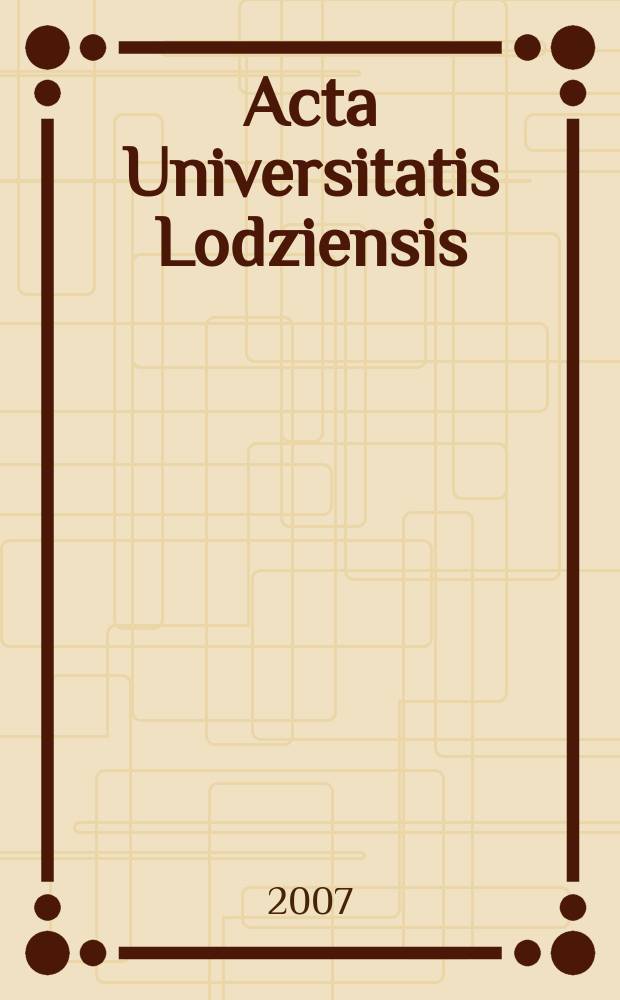 Acta Universitatis Lodziensis : Polityka gospodarcza = Экономическая политика