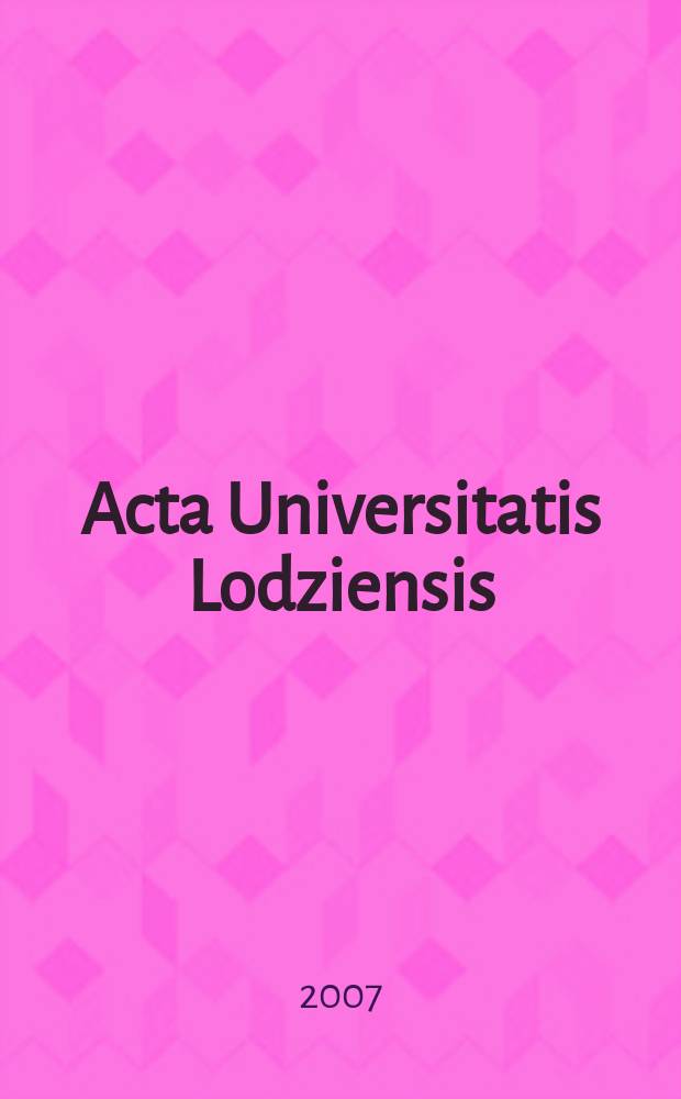 Acta Universitatis Lodziensis : Wybrane problemy gospodarki elektronicznej = Избранные проблемы электронной экономики
