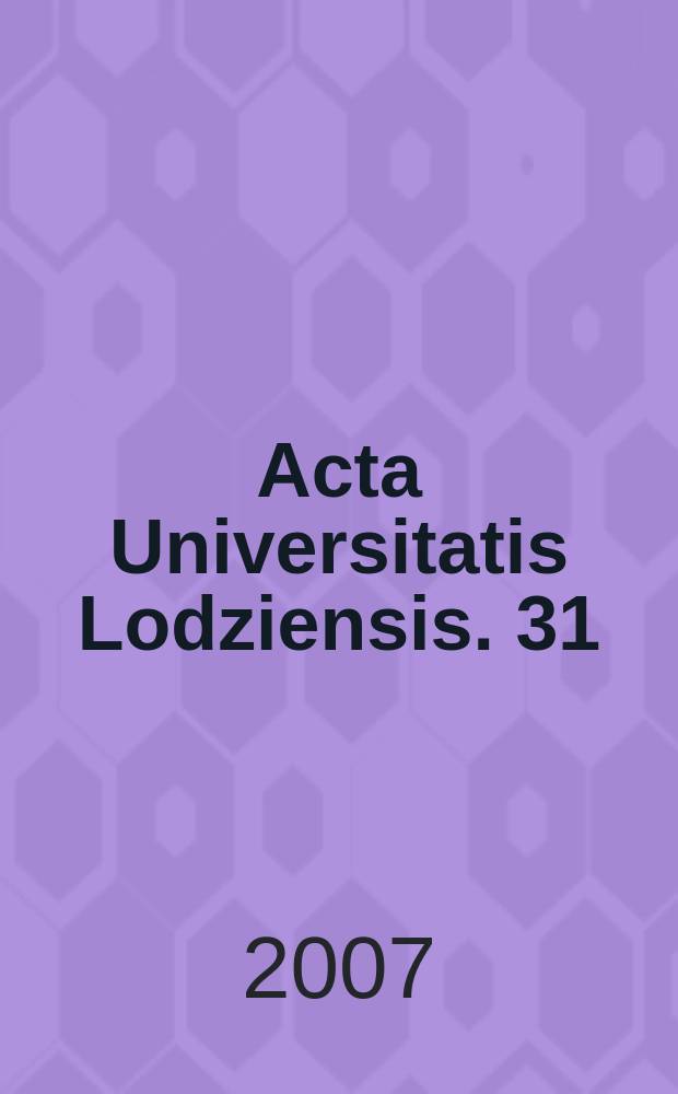 Acta Universitatis Lodziensis. 31 : Menedżer niekoniecznie poszukiwany = В поисках успешного менеджера