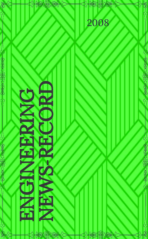 Engineering news-record : Devoted to civil engineering and contracting. Vol. 261, № 16
