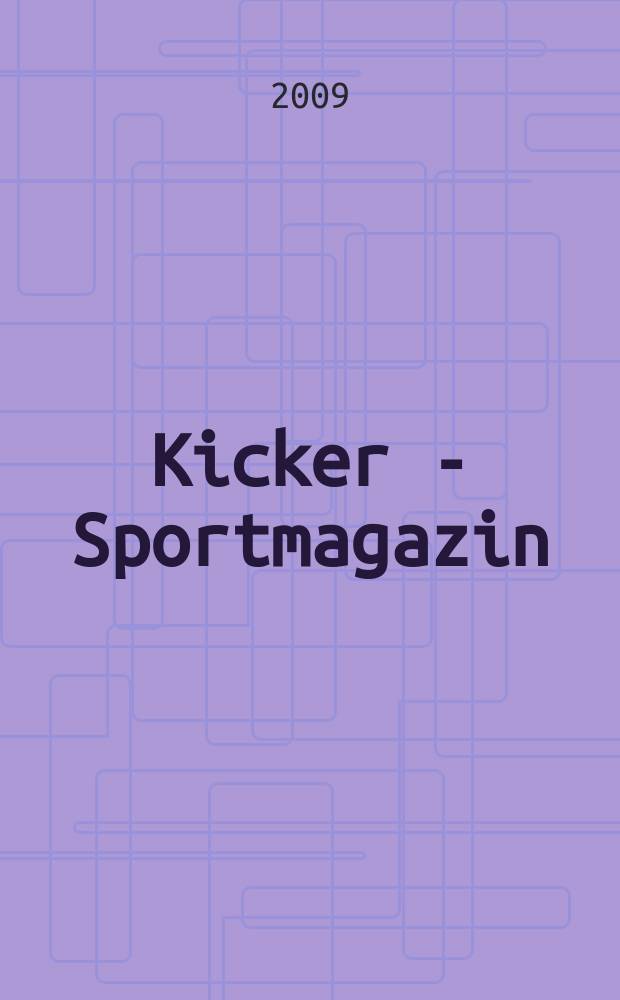 Kicker - Sportmagazin : Deutschlands grösste Sportzeitung. 2009 к № 14, Beil. : Bundesliga 2008/09 = Бундеслига 2008/2009