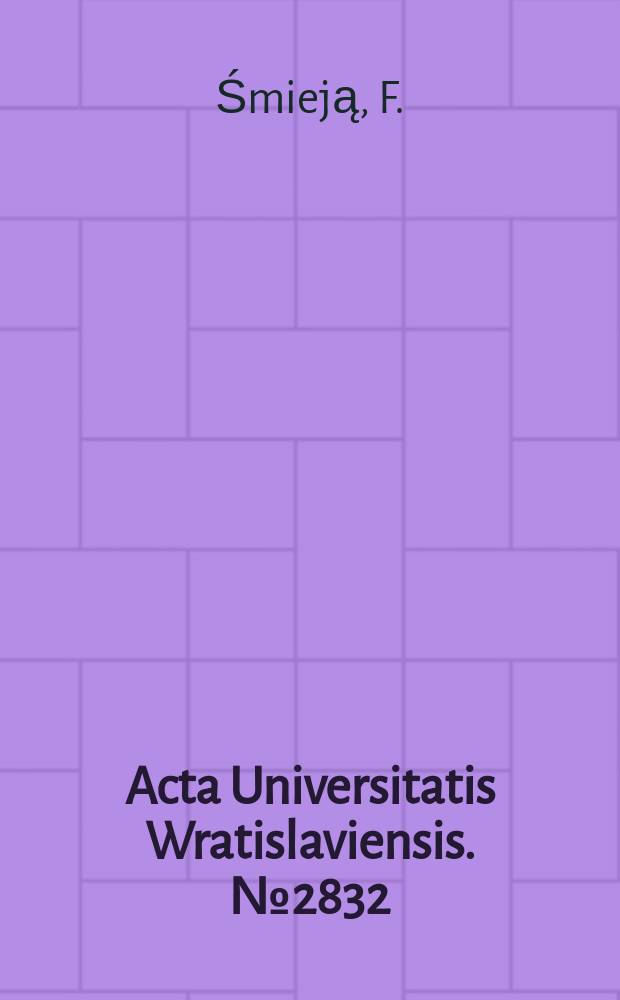 Acta Universitatis Wratislaviensis. №2832 : Rzeczywiste i możliwe