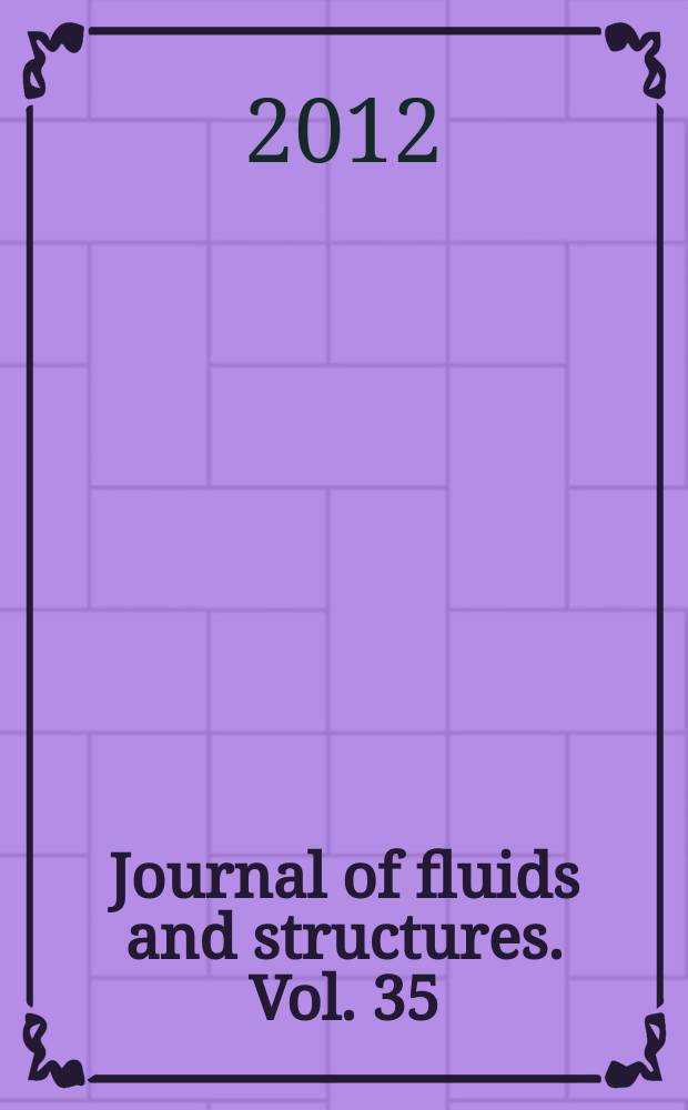 Journal of fluids and structures. Vol. 35