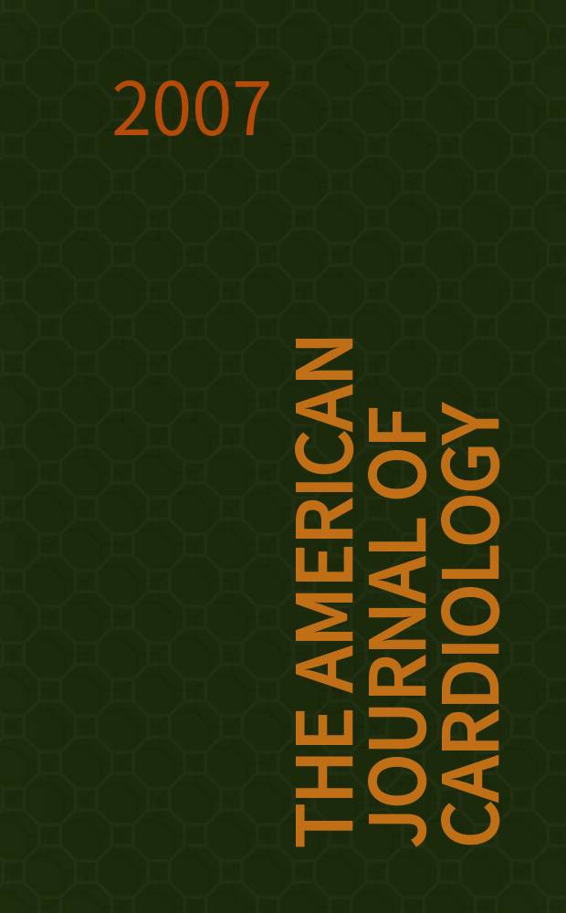 The American journal of cardiology : Official journal of the American college of cardiology A publication of the Yorke group. Vol. 99, №10A : Implantable device-based monitoring of patients with heart failure