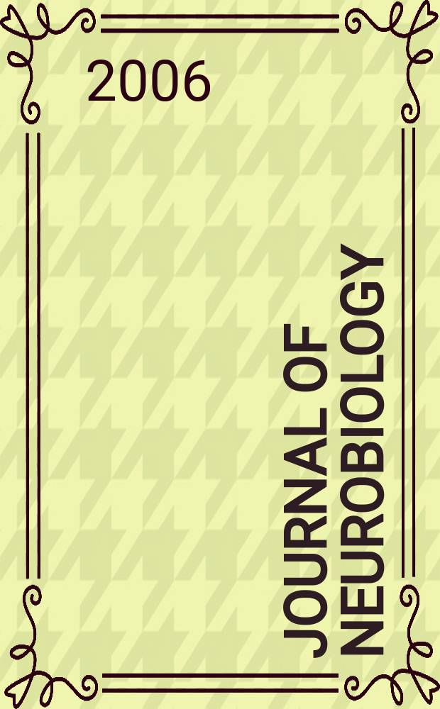 Journal of neurobiology : An intern. journal. Vol. 66, № 2