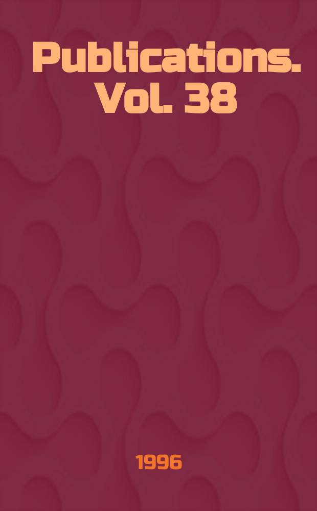 [Publications]. Vol. 38 : The Town finances of Elizabethan Ipswich