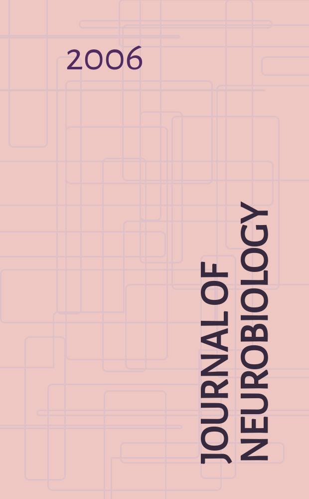Journal of neurobiology : An intern. journal. Vol. 66, № 14