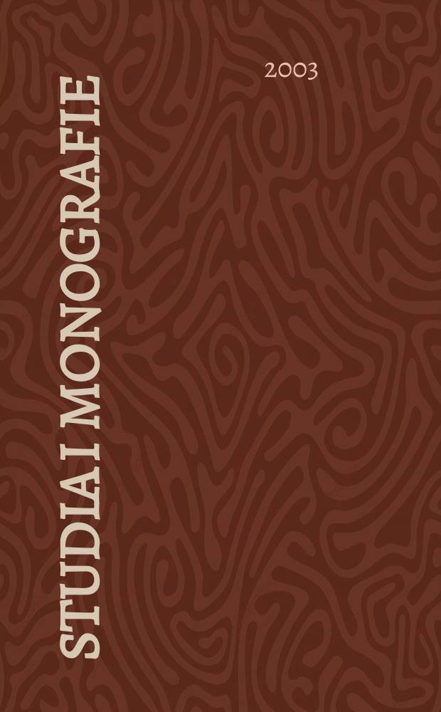 Studia i monografie