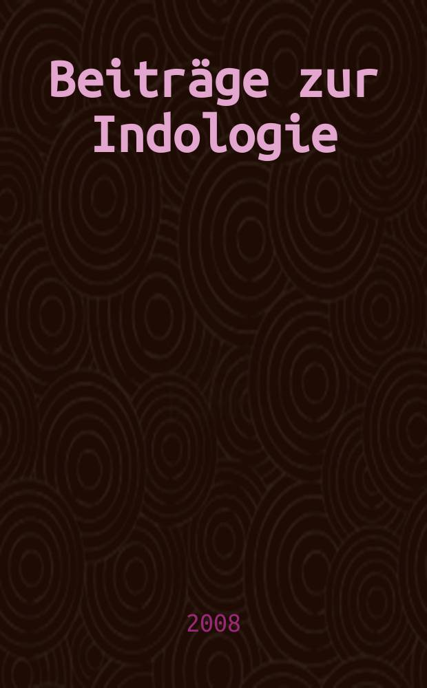 Beiträge zur Indologie : begründet ... als Freiburger Beiträge zur Indologie. Bd. 42 : Schopenhauer und die Philosophien Asiens = Шопенгауэр и философия Азии