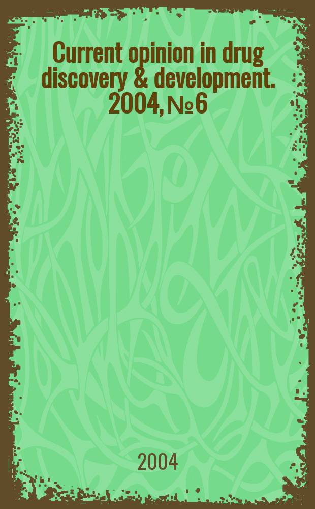 Current opinion in drug discovery & development. 2004, № 6
