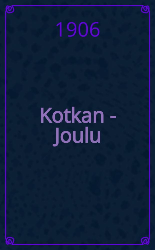 Kotkan - Joulu