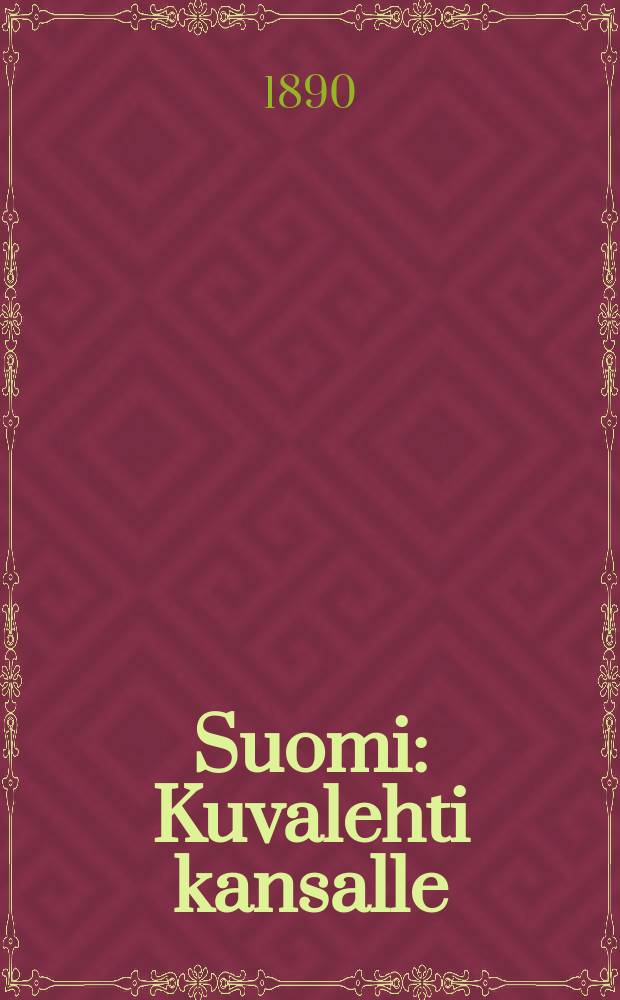 Suomi : Kuvalehti kansalle