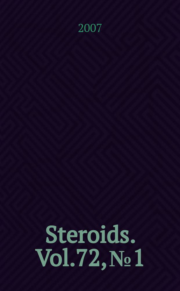 Steroids. Vol.72, № 1