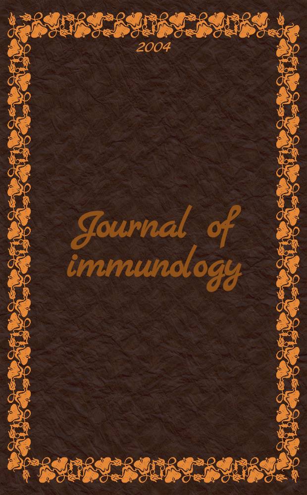 Journal of immunology : Publ. monthly by the American association of immunologists. Vol.173, № 4