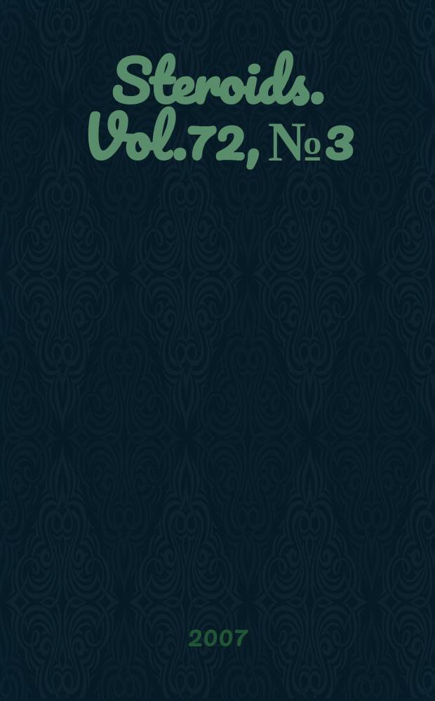 Steroids. Vol.72, № 3