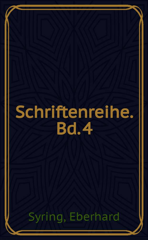 Schriftenreihe. Bd. 4 : Zuhause bei Bremer Architekten