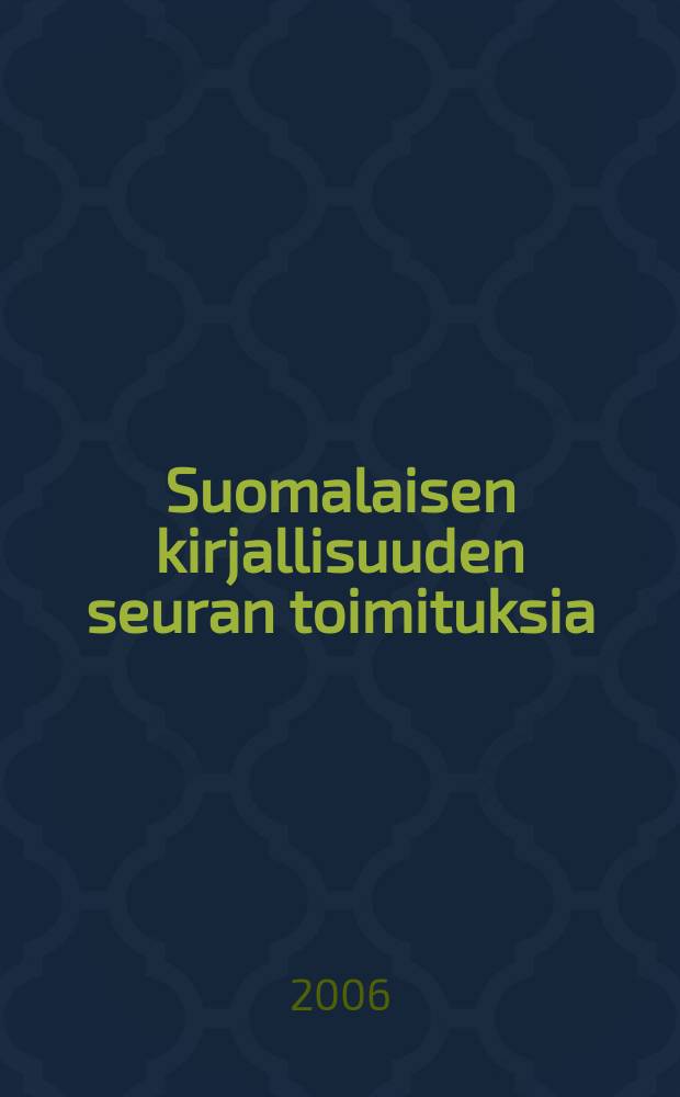 Suomalaisen kirjallisuuden seuran toimituksia : Nykylatinan sanakirja
