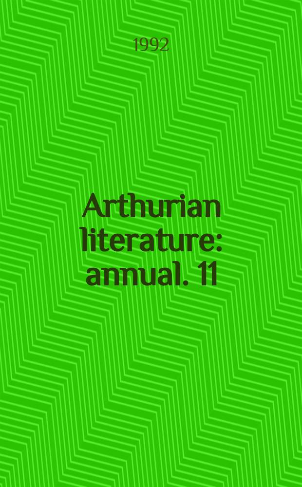 Arthurian literature : [annual]. 11