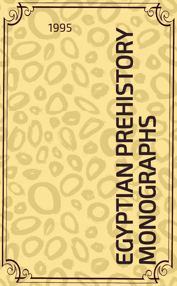 Egyptian prehistory monographs