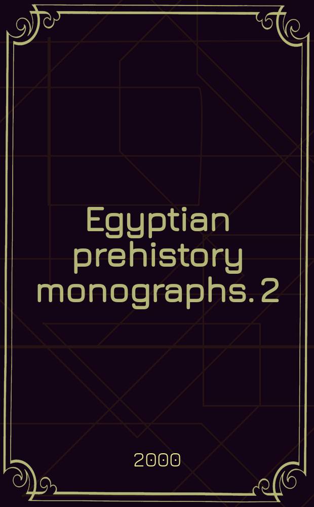 Egyptian prehistory monographs. 2 : Palaeolithic living sites in Upper and Middle Egypt