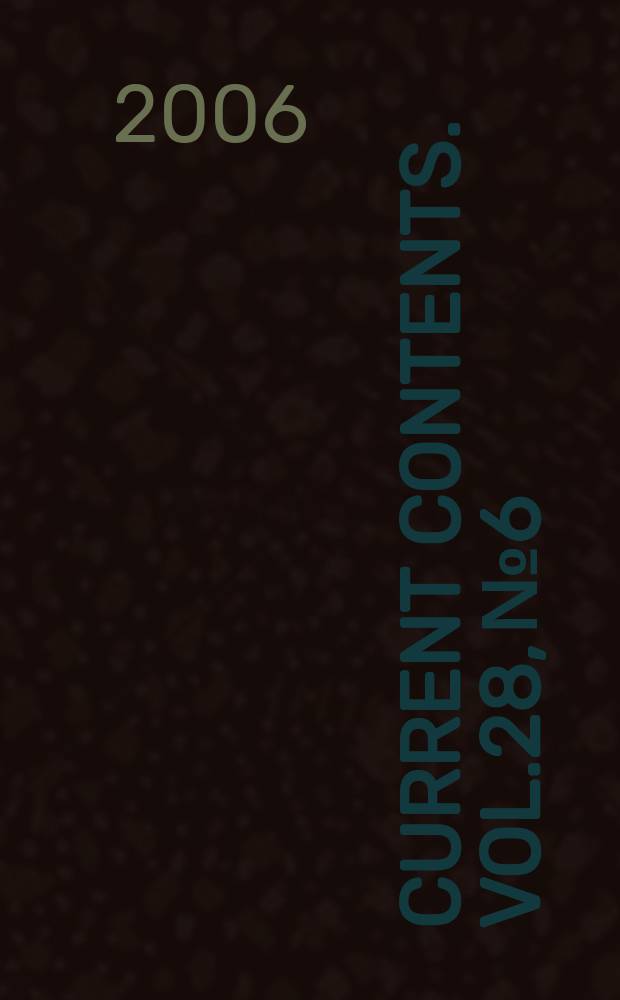 Current contents. Vol.28, № 6