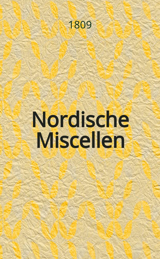 Nordische Miscellen