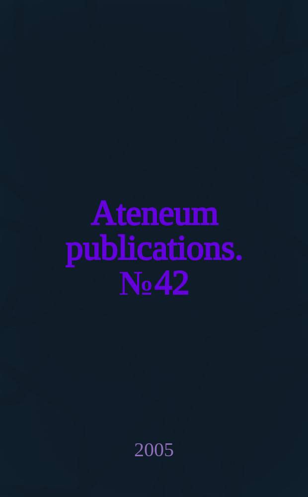 Ateneum publications. № 42 : Ina Colliander = Ина Коллиандер