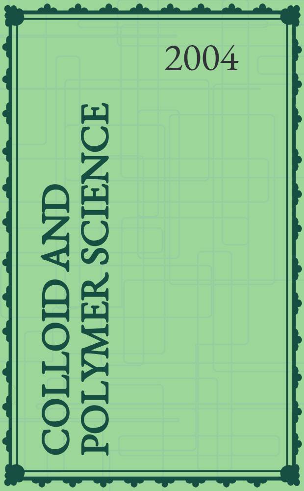 Colloid and polymer science : Offic. journal of the Kolloid-Ges. Vol.283, №2