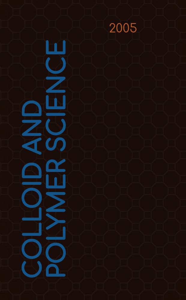 Colloid and polymer science : Offic. journal of the Kolloid-Ges. Vol.284, №1