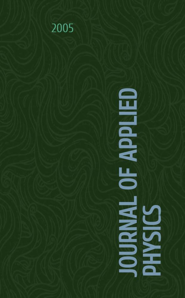 Journal of applied physics : (Formerly "Physics"). Vol. 97, № 8, pt 3