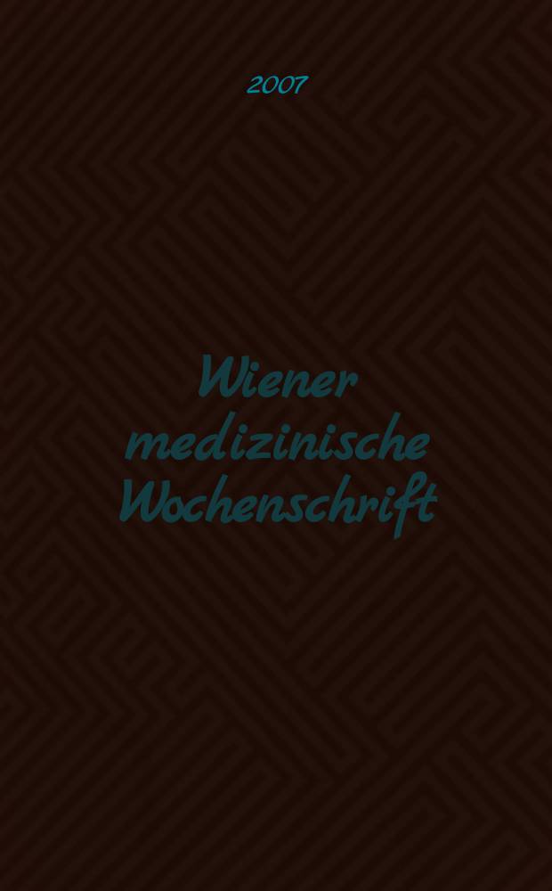 Wiener medizinische Wochenschrift : Kongressjournal. Jg. 4 2007, H. 10 : 38. Jahrestagung der Österreichischen Gesellschaft für innere Medizin, 27. bis 29. September 2007, Innsbruck = 38-е ежегодное совещание по внутренней медицине,с 27 по 29 сентября,Инсбрук