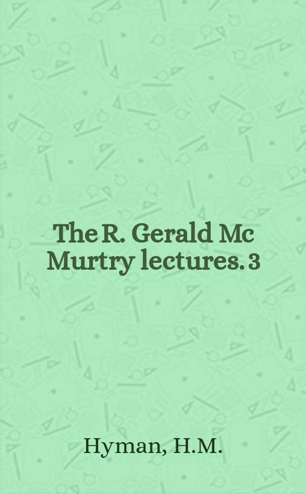The R. Gerald Mc Murtry lectures. 3 : Lincoln's reconstruction