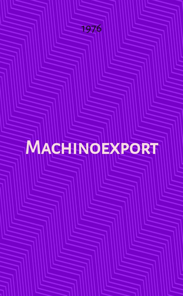 Machinoexport