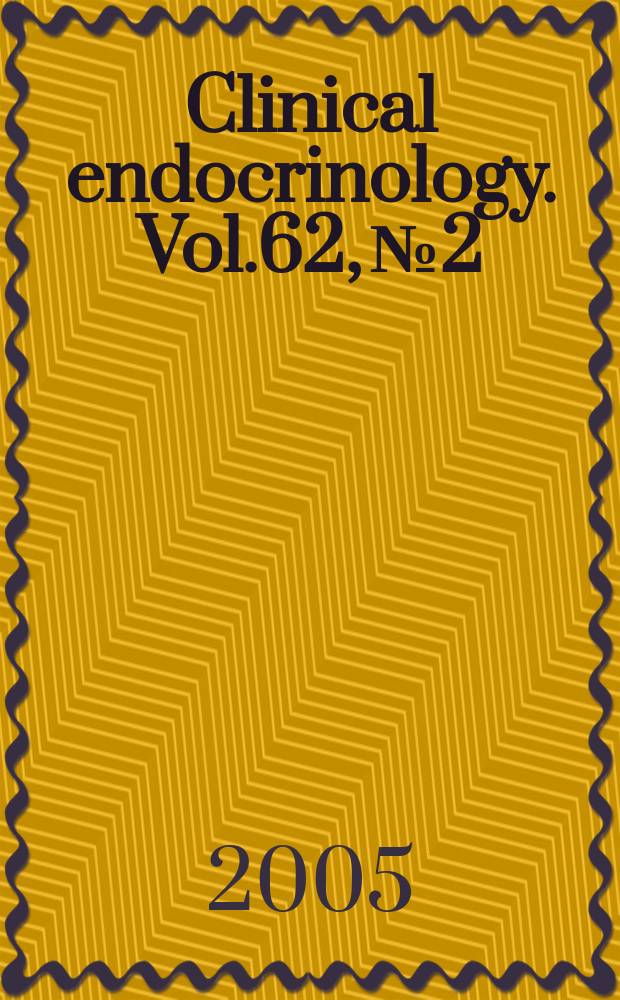 Clinical endocrinology. Vol.62, №2