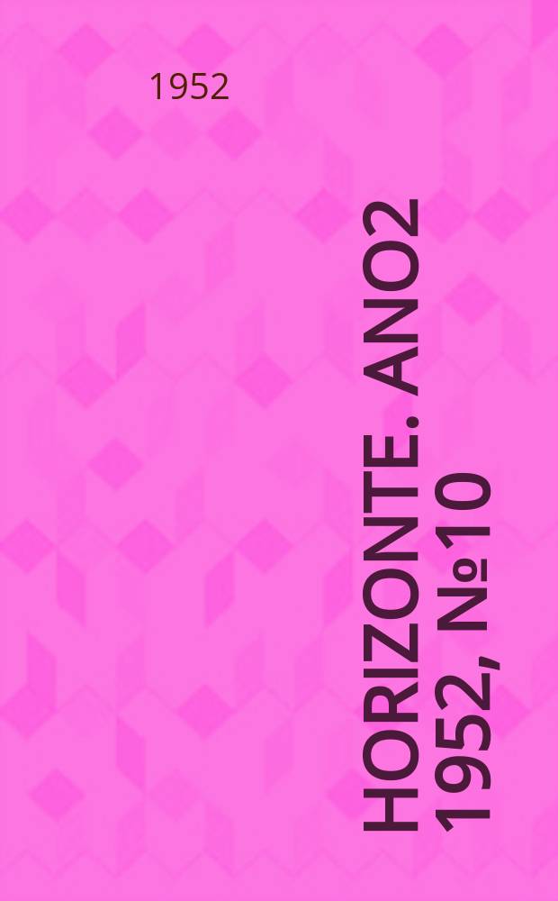 Horizonte. Ano2 1952, №10