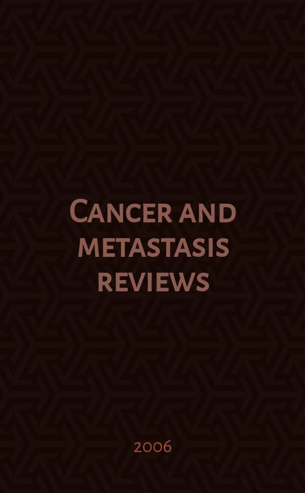 Cancer and metastasis reviews : Biology a. therapy. Vol.25, № 3 : Pro-inflammatory cytokines in cancer