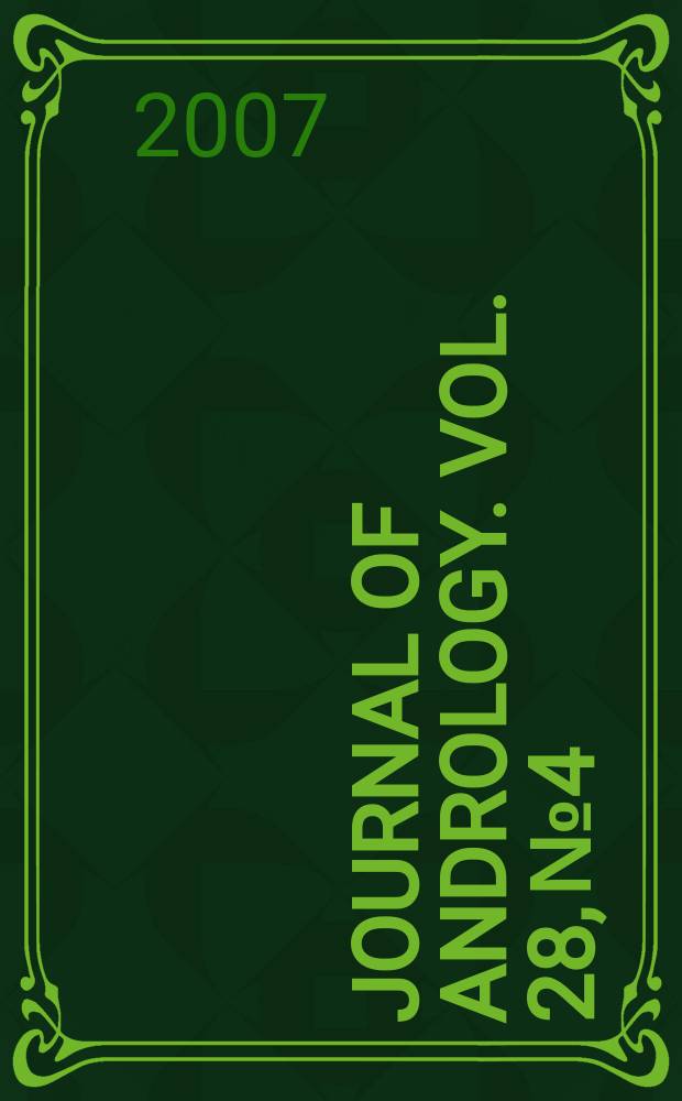 Journal of andrology. Vol. 28, № 4